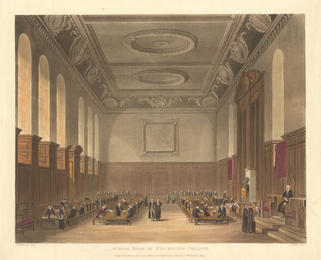 School Room of Winchester College.